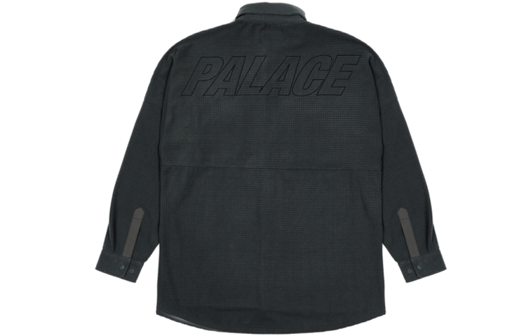 Lookbook PALACE FW21 Ultimo Camisa Polar Negra Logo Unisex Manga Larga. P21SHT022