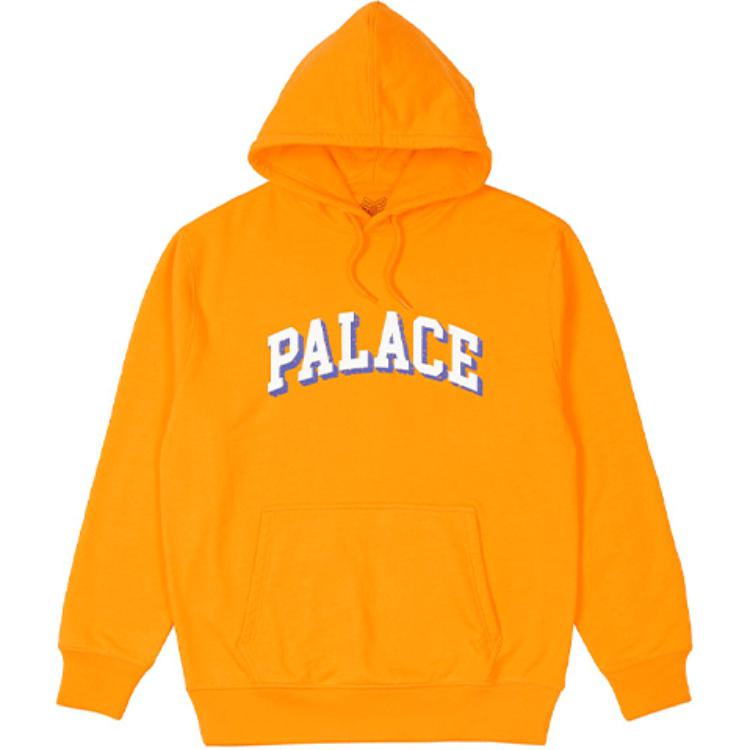 PALACE FW21 Ultimo Puff Drop Shadow Logo Hoodie Orange Unisex P21CS239