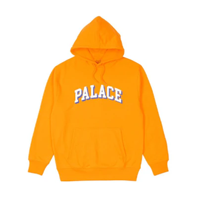 PALACE FW21 Ultimo Puff Drop Shadow Logo Hoodie Orange Unisex P21CS239