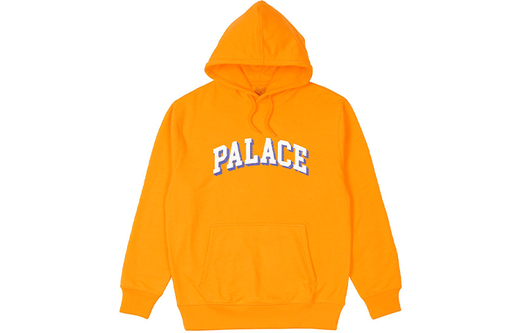 PALACE FW21 Ultimo Puff Drop Shadow Logo Hoodie Orange Unisex P21CS239 圖 2