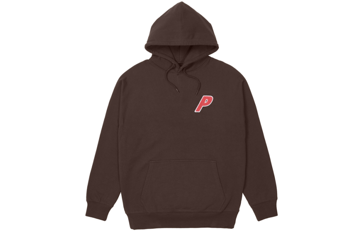 Palace FW21 Ultimo Tri-Chenille Logo Brown Hoodie Brown PAL-FW21-316