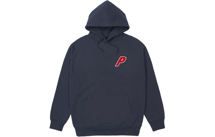 PALACE FW21 Ultimo Tri-Chenille Navy Hoodie with Back Triangle Logo. PAL-FW21-307 圖 3