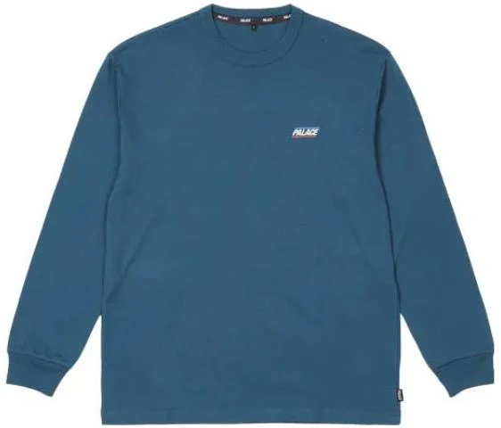 palace-fw-22-basically-petrol-blue-logo-print-longsleeve-crewneck-sweater-p23-ls-164