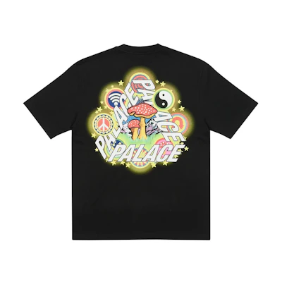PALACE FW22 Bun 5G Black Graphic Print Unisex T-Shirt Short Sleeve Tee. P23TS083