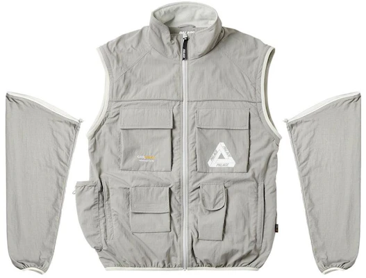 PALACE FW22 Cordura RS Zip Off Jaket Kelabu Multi-Poket Jaket Kelabu Terang. P23JK114 Purchase PALACE FW22 Cordura RS Zip Off Jaket Kelabu Multi-Poket Jaket Kelabu Terang. P23JK114