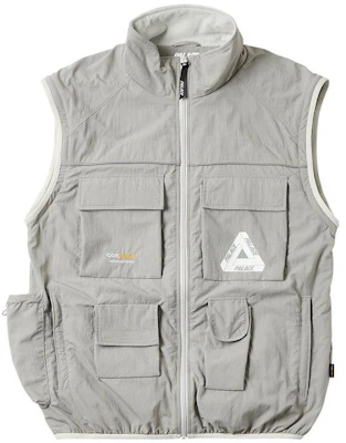 PALACE FW22 Cordura RS Zip Off Jaket Kelabu Multi-Poket Jaket Kelabu Terang. P23JK114 Details for PALACE FW22 Cordura RS Zip Off Jaket Kelabu Multi-Poket Jaket Kelabu Terang. P23JK114