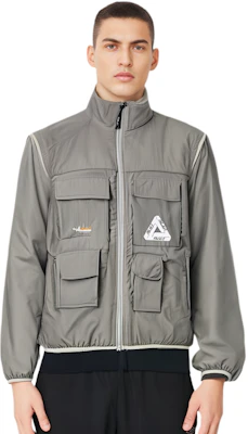 PALACE FW22 Cordura RS Zip Off Jaket Kelabu Multi-Poket Jaket Kelabu Terang. P23JK114 Sizing PALACE FW22 Cordura RS Zip Off Jaket Kelabu Multi-Poket Jaket Kelabu Terang. P23JK114