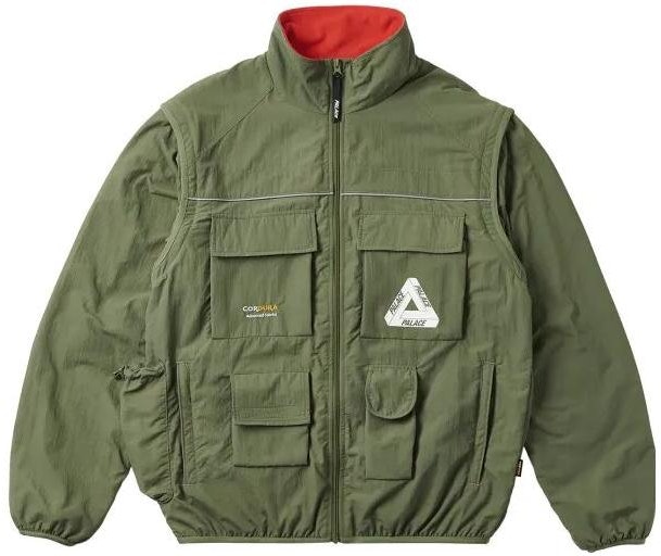palace-fw-22-cordura-rs-zip-off-jacket-olive-multi-pocket-logo-print-green-p23-jk-119