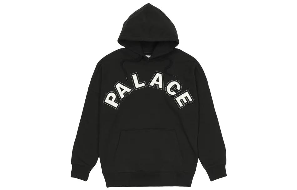 PALACE FW22 Cut Out Hood Black Embroidered Logo Hoodie  Black P21CS229 圖 2