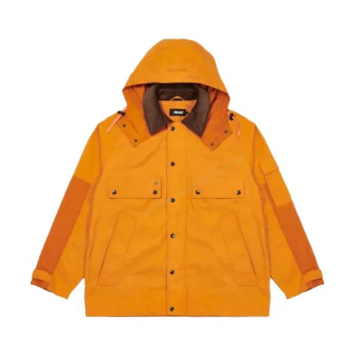 PALACE FW22 Formula Jacket Orange Multicolor Embroidered Zip Hoodie Jacket . P21JK074