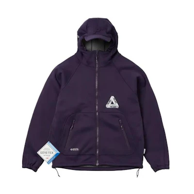 PALACE FW22 GTX Infinium Hooded Jacket Navy Blue Raincoat Outdoor Wear P23JK121