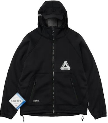 PALACE FW22 Gore-Tex Infinium Reflective Logo Black Hooded Jacket . P23JK112 Order PALACE FW22 Gore-Tex Infinium Reflective Logo Black Hooded Jacket . P23JK112