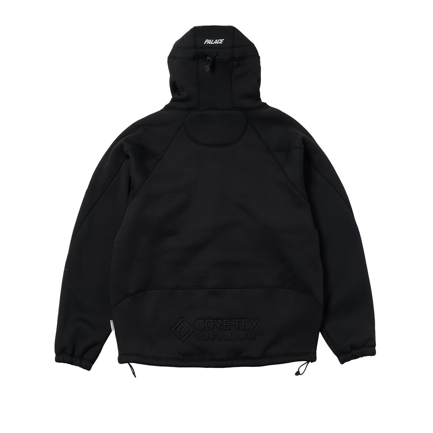 Purchase PALACE FW22 Gore-Tex Infinium Reflective Logo Black Hooded Jacket . P23JK112