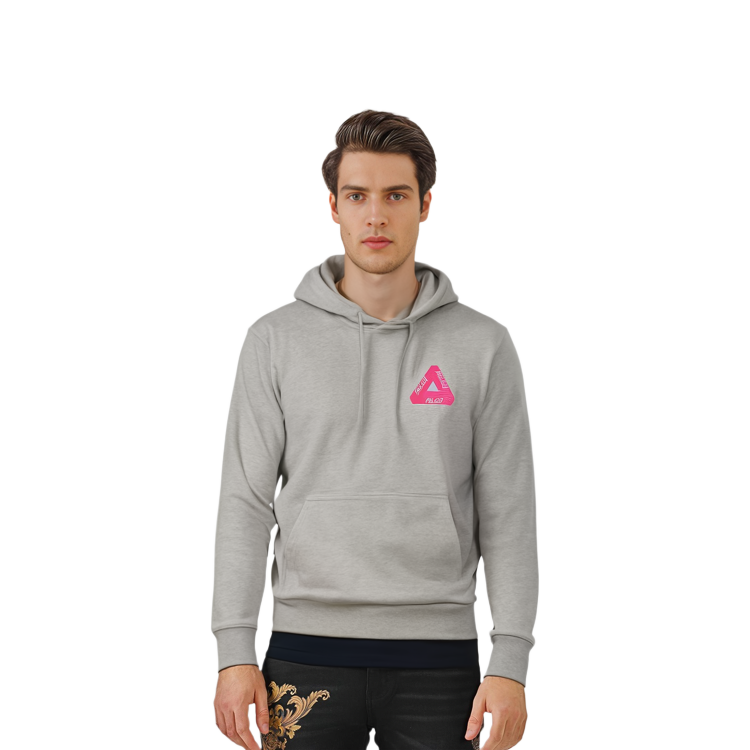 PALACE FW22 Grey Marl Tri-Lenticular Logo Hoodie Unisex Pullover. P23CS243 圖 4