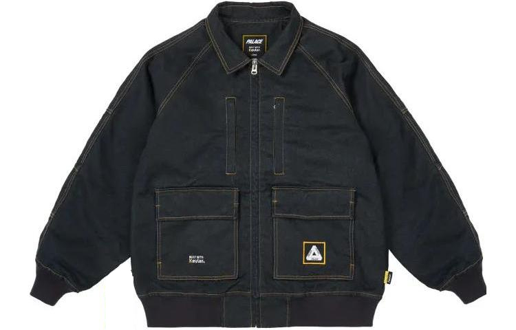 PALACE FW22 Kevlar Denim Bomber Jacket Indigo  Multi-Pocket Outerwear Navy P23JK103 圖 2