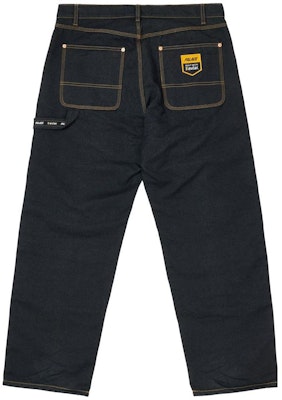 PALACE FW22 Kevlar Denim Panel Jeans Lurus Indigo Hitam. P23T031 Lookbook PALACE FW22 Kevlar Denim Panel Jeans Lurus Indigo Hitam. P23T031