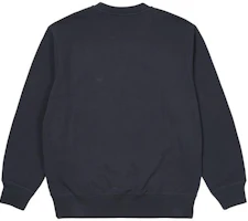 Lookbook Palace FW22 Logo Print Casual Navy Pullover Sweatshirt Unisex Fit P23CW036