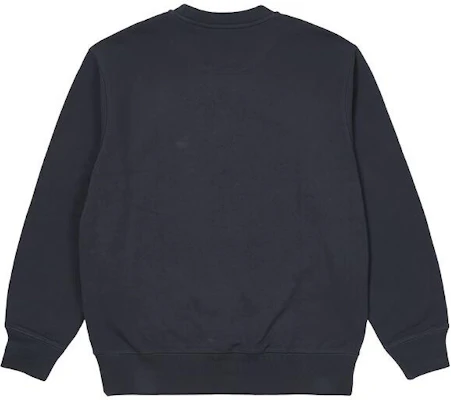 Palace FW22 Logo Print Casual Navy Pullover Sweatshirt Unisex Fit P23CW036 Lookbook Palace FW22 Logo Print Casual Navy Pullover Sweatshirt Unisex Fit P23CW036