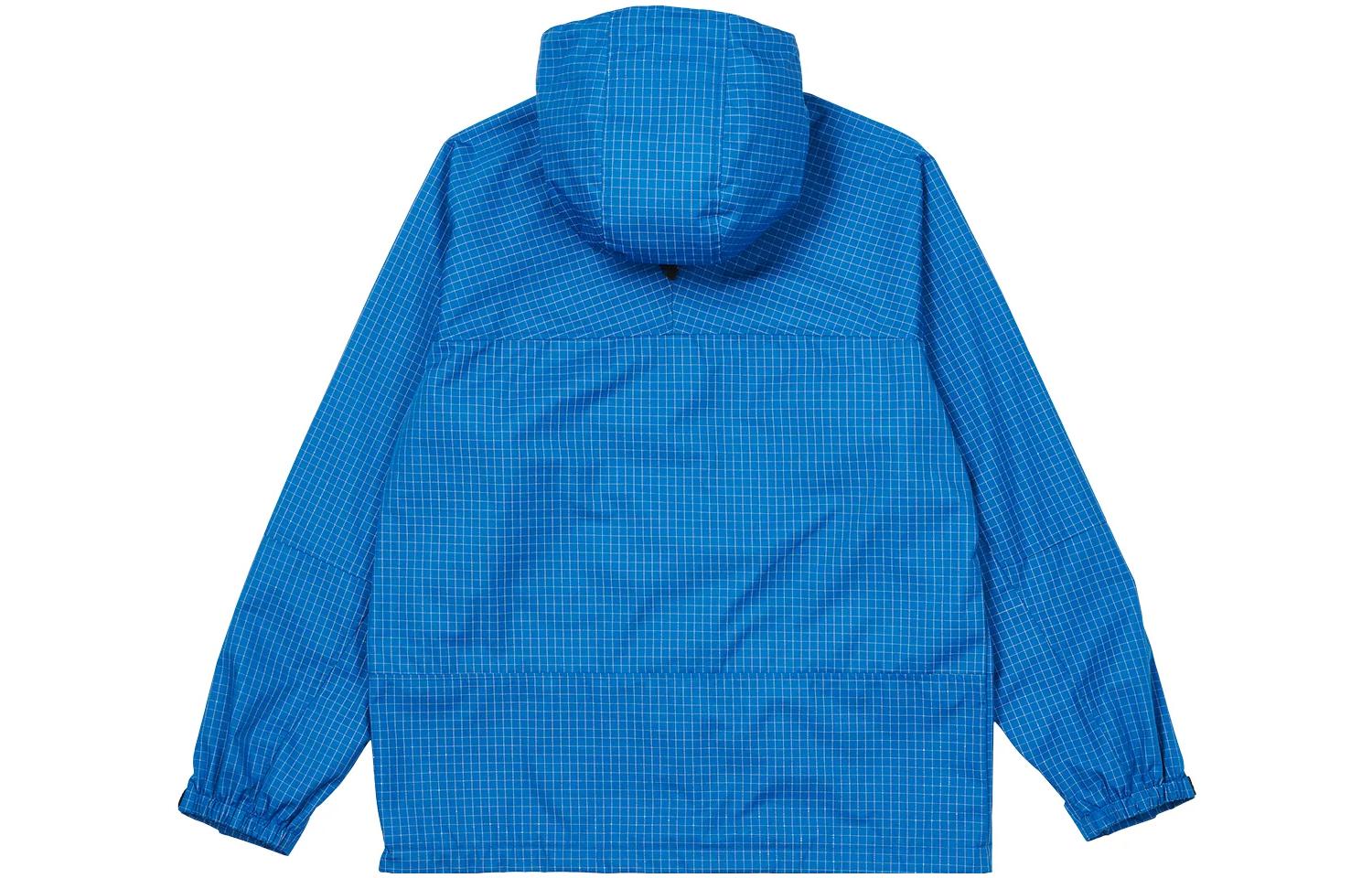 Lookbook PALACE FW22 Jaket Mountain Parka Biru Stripe Bordir Hoodie Unisex. P23JK026