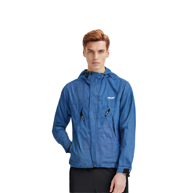 Purchase PALACE FW22 Jaket Mountain Parka Biru Stripe Bordir Hoodie Unisex. P23JK026