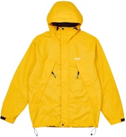 PALACE FW22 Mountain Parka Yellow Embroidered Hooded Jacket Unisex Casual Coat. P23JK028 PALACE FW22 Mountain Parka Yellow Embroidered Hooded Jacket Unisex Casual Coat. P23JK028