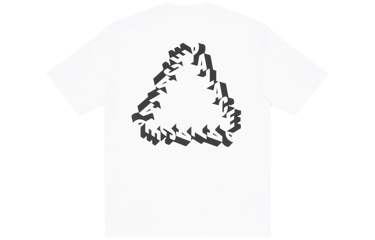 PALACE FW22 Nein Fuss 3D Logo Print White T-Shirt. P23TS255