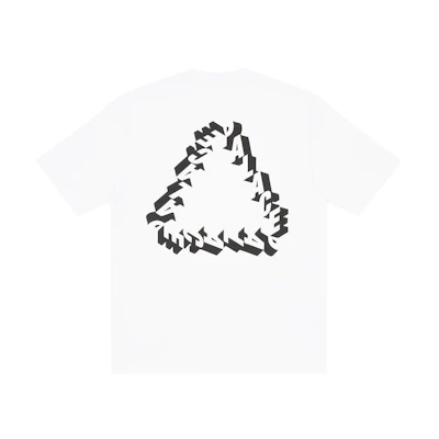 PALACE FW22 Nein Fuss 3D Logo Print White T-Shirt. P23TS255