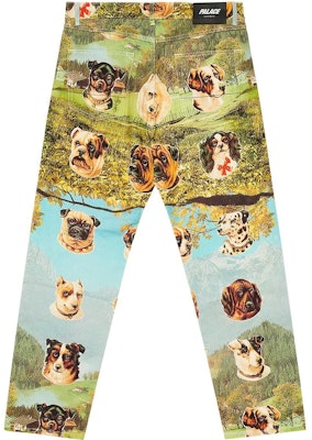 PALACE FW22 Payne 多動物風景印花牛仔褲 中性 多色 P23T026 Lookbook PALACE FW22 Payne 多動物風景印花牛仔褲 中性 多色 P23T026