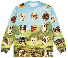 Palace FW22 Payne Waffle Blue Crewneck Longsleeve Unisex Sweater 23ES016 Palace FW22 Payne Waffle Blue Crewneck Longsleeve Unisex Sweater 23ES016