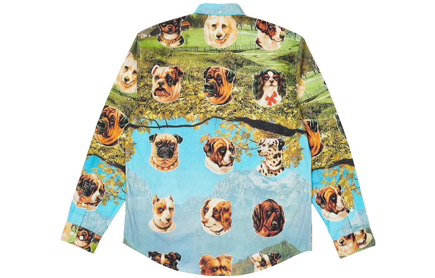 Lookbook PALACE FW22多色狗圖案襯衫 男女款 襯衫. P23SHT059