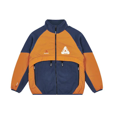 PALACE FW22 Polartec Shell Jacket Unisex Navy Orange Casual Outerwear. P22JK096