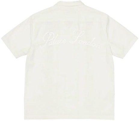 PALACE FW22 玫瑰链白色刺绣短袖衬衫 男女同款 P23SHT017 Lookbook PALACE FW22 玫瑰链白色刺绣短袖衬衫 男女同款 P23SHT017
