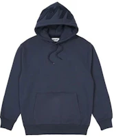 Palace FW22 Spell Out Chenille Hoodie Navy Mens Pullover Casual Sweatshirt P23CS170 Palace FW22 Spell Out Chenille Hoodie Navy Mens Pullover Casual Sweatshirt P23CS170