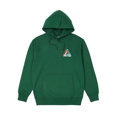Palace FW22 Swirl Tri-Ferg Green Logo Hoodie Unisex Long Sleeve Sweatshirt P23HD111
