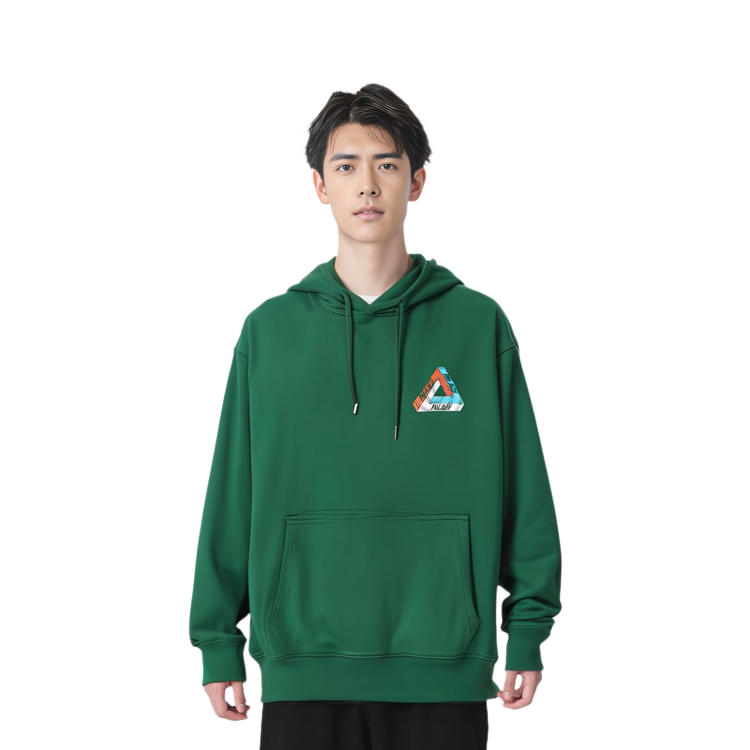 Palace FW22 Swirl Tri-Ferg Green Logo Hoodie Unisex Long Sleeve Sweatshirt P23HD111 圖 4