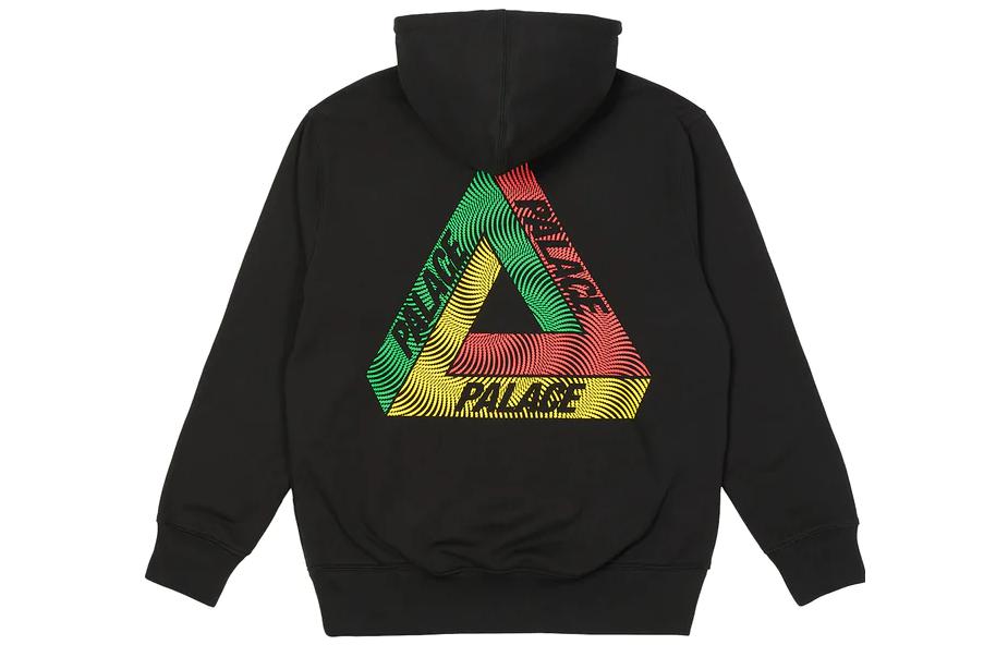 PALACE FW22 Swirl Tri-Ferg Logo Hoodie Black  Long Sleeve Pullover. P23HD107 圖 3
