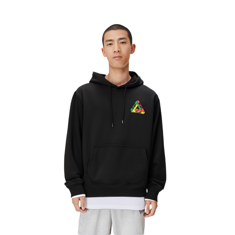 PALACE FW22 Swirl Tri-Ferg Logo Hoodie Black  Long Sleeve Pullover. P23HD107 圖 6