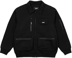 Palace FW22 Thermal Bonded Bomber Jacket Black Multi-Pocket Outerwear P23JK035 Palace FW22 Thermal Bonded Bomber Jacket Black Multi-Pocket Outerwear P23JK035