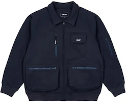 Palace FW22 Thermal Bonded Bomber Navy Jacket Navy Blue Multi-Pocket Long Sleeve P23JK036 Palace FW22 Thermal Bonded Bomber Navy Jacket Navy Blue Multi-Pocket Long Sleeve P23JK036
