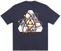 PALACE FW22 Tri-Atom Geometric Logo Navy T-Shirt Casual Tee P23TS092 PALACE FW22 Tri-Atom Geometric Logo Navy T-Shirt Casual Tee P23TS092