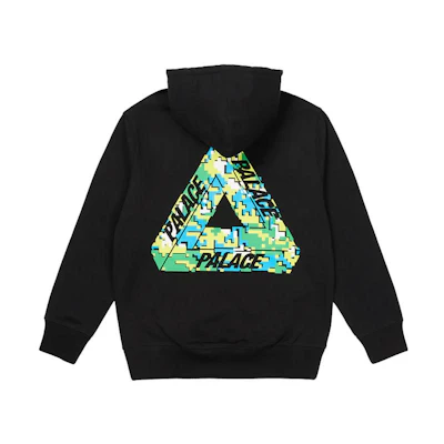 Palace FW22 Tri-Digi Logo Black Hoodie Unisex Casual Streetwear P22HD075
