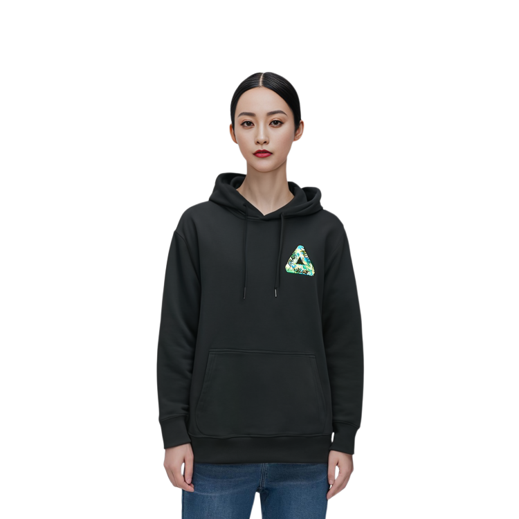 Palace FW22 Tri-Digi Logo Black Hoodie Unisex Casual Streetwear P22HD075 圖 4