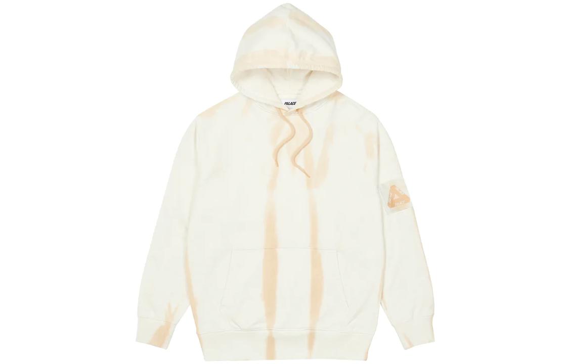 Palace FW22 Zebra Tie Dye Hooded Sweatshirt Orange Unisex P22CS087