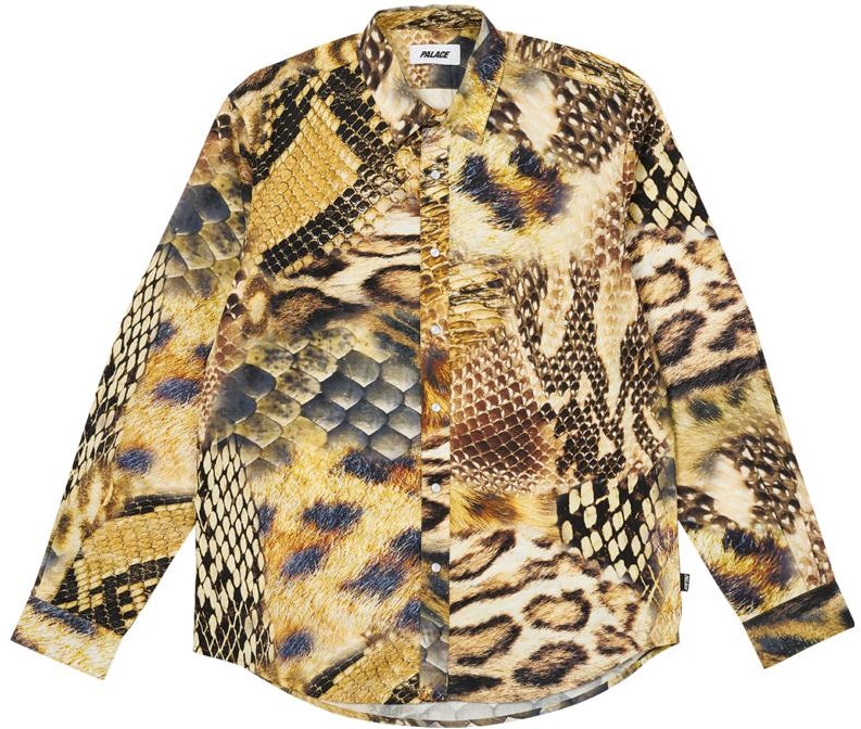 palace-fw-23-animal-print-button-up-long-sleeve-shirt-unisex-yellow-p25-sht-008