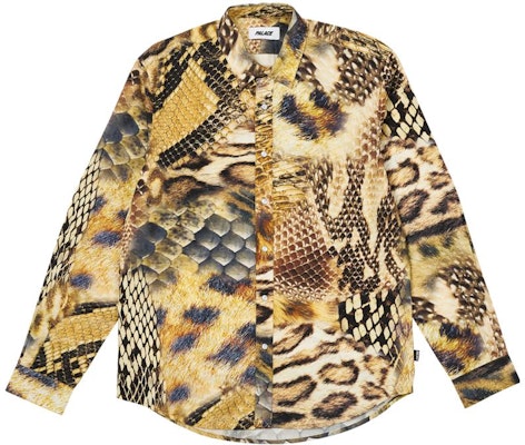 PALACE FW23 动物印花长袖衬衫 男女款 黄色款式 P25SHT008 Order PALACE FW23 动物印花长袖衬衫 男女款 黄色款式 P25SHT008
