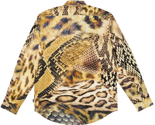 PALACE FW23 动物印花长袖衬衫 男女款 黄色款式 P25SHT008 Lookbook PALACE FW23 动物印花长袖衬衫 男女款 黄色款式 P25SHT008