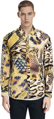 PALACE FW23 动物印花长袖衬衫 男女款 黄色款式 P25SHT008 Shop PALACE FW23 动物印花长袖衬衫 男女款 黄色款式 P25SHT008