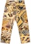 Lookbook PALACE 秋冬23动物印花牛仔裤 男女同款 黄色 P25T014