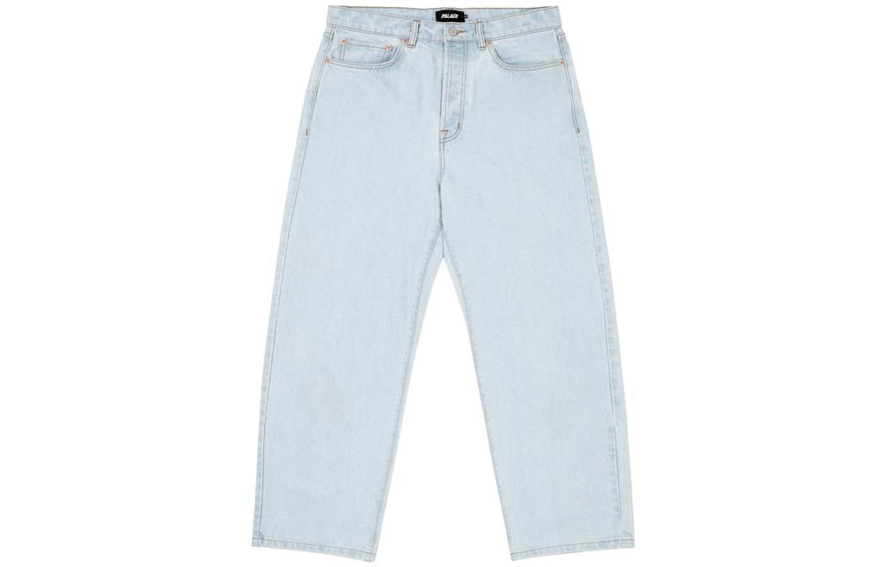 Order PALACE FW23 Bossy Jean Celana Denim Unisex Biru Muda Straight-Leg. P25T028