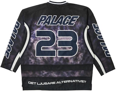 PALACE FW23 タイガーVネックホッケージャージ ユニセックス ブラック 長袖. P25ES073 Lookbook PALACE FW23 タイガーVネックホッケージャージ ユニセックス ブラック 長袖. P25ES073